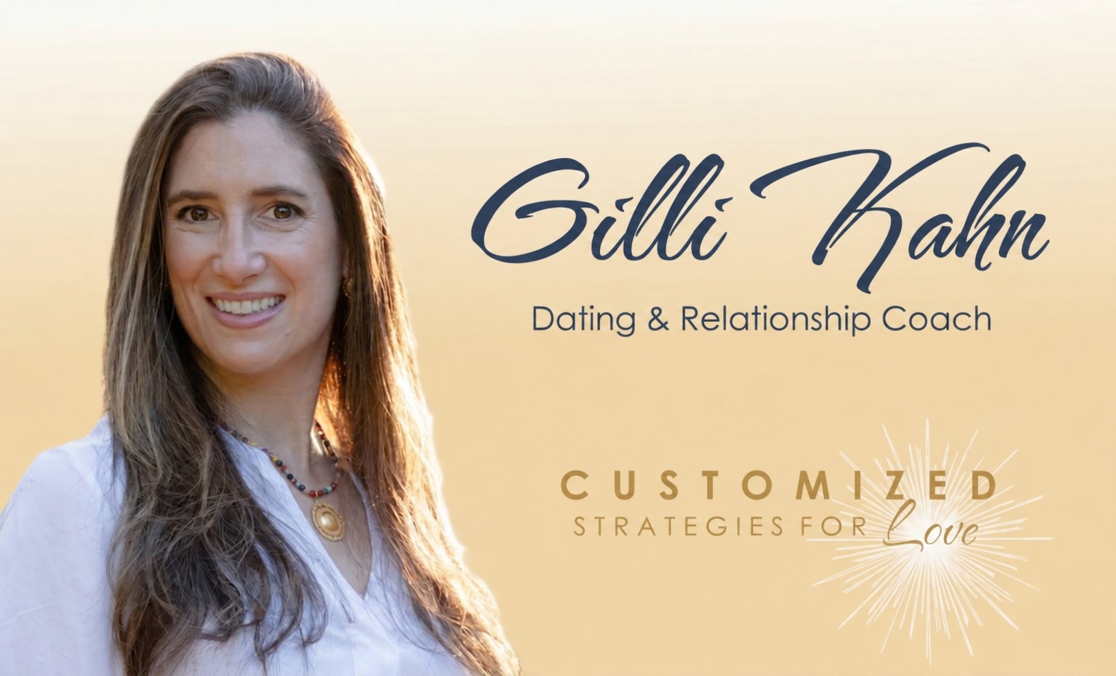 Gilli Kahn — relationship coach custom NFC card design