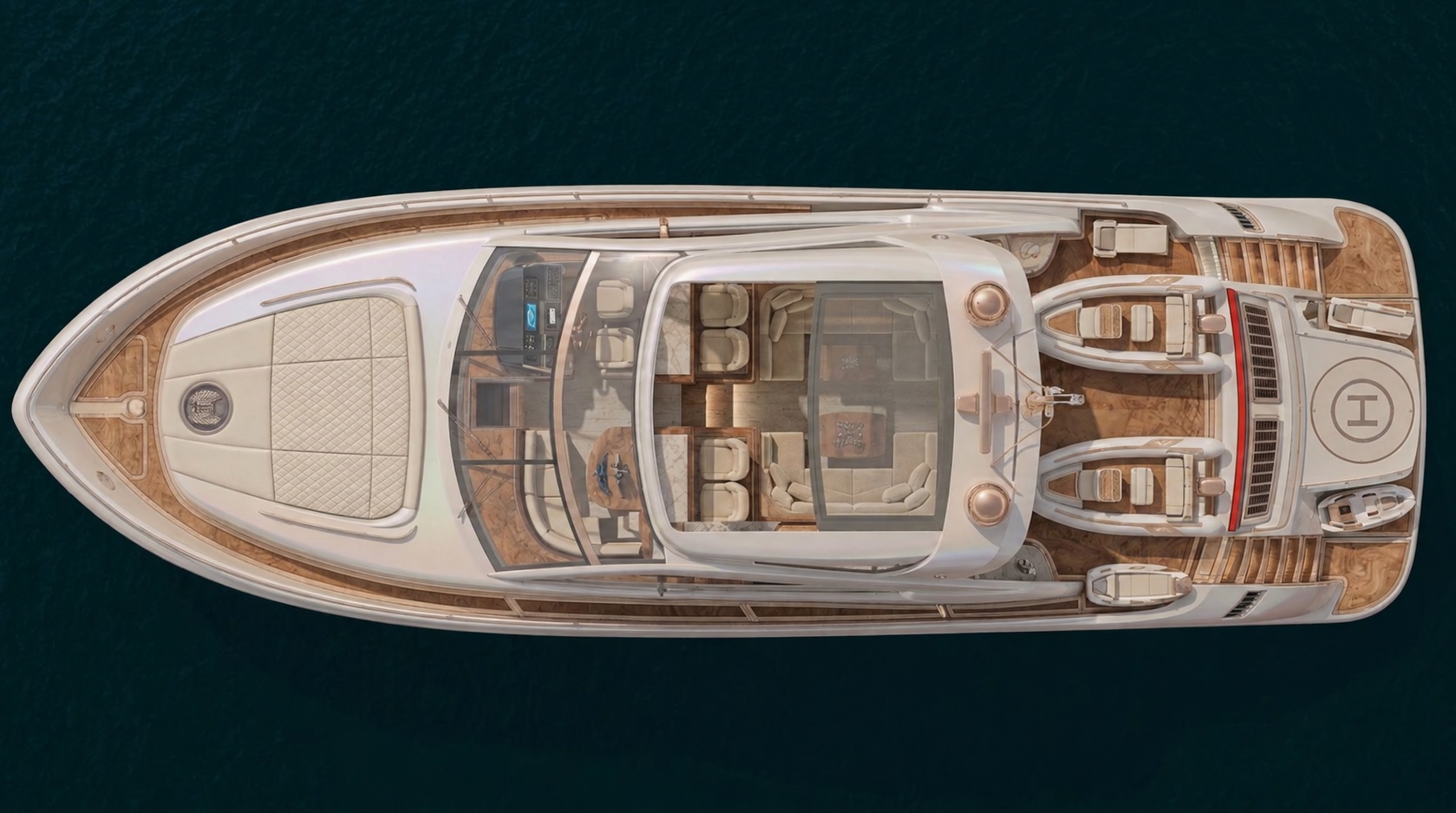 Luxury yacht custom NFC card design